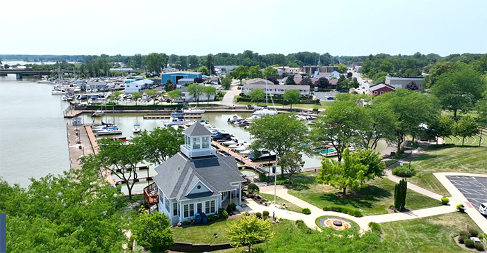 Marina aerial south